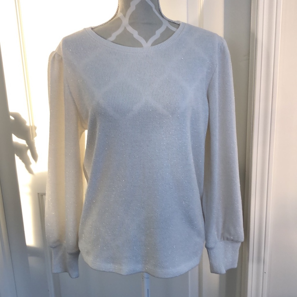 NWT Ricki’s glitter top size medium